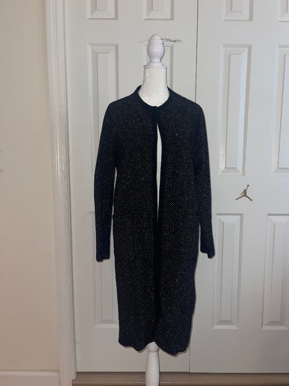 Zara Knit open cardigan with pockets. Size small